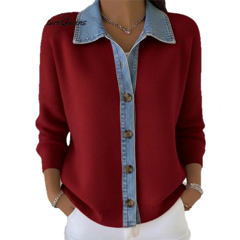 Leonie Contrast Collar Pullover
