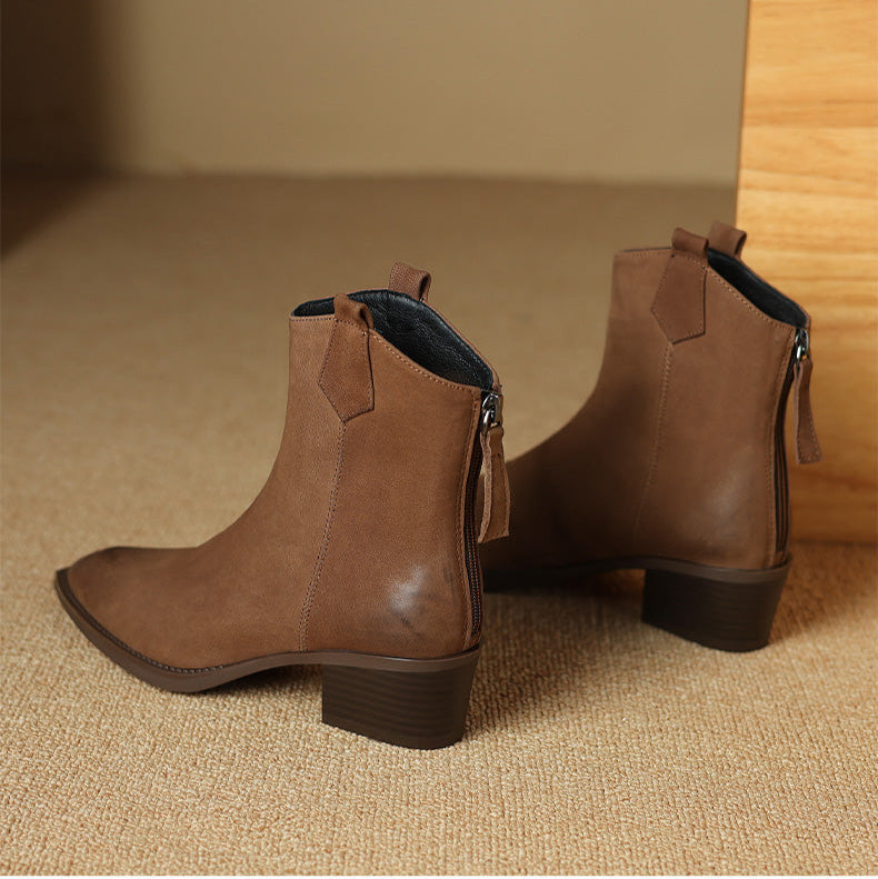 Marley Square Heel Ankle Boots