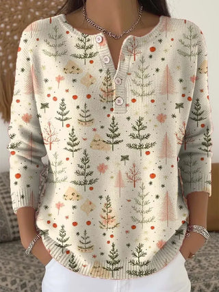 Manon Festive Print Sweater