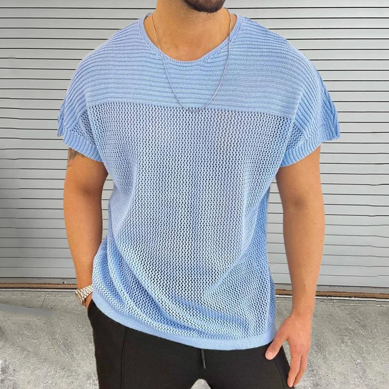 Mode Open-Panel O-Neck Tee