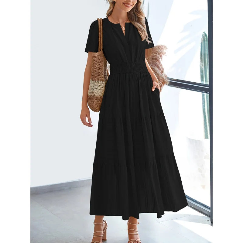 Natalie Elegant Flattering Dress