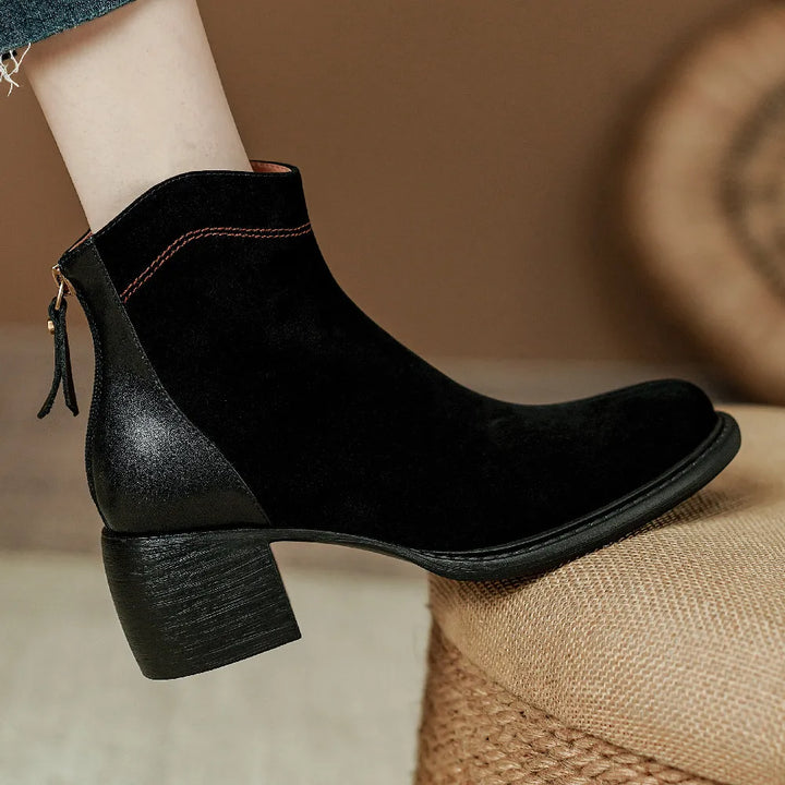 Belini Back-Zip Ankle Boots