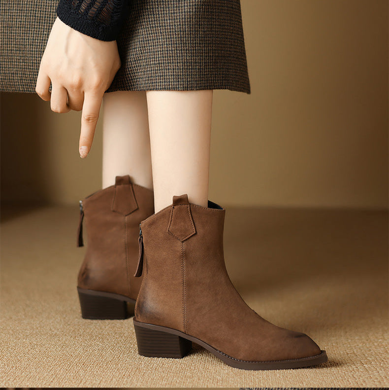 Marley Square Heel Ankle Boots