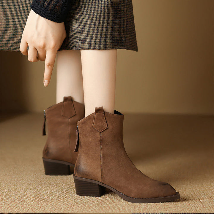 Marley Square Heel Ankle Boots