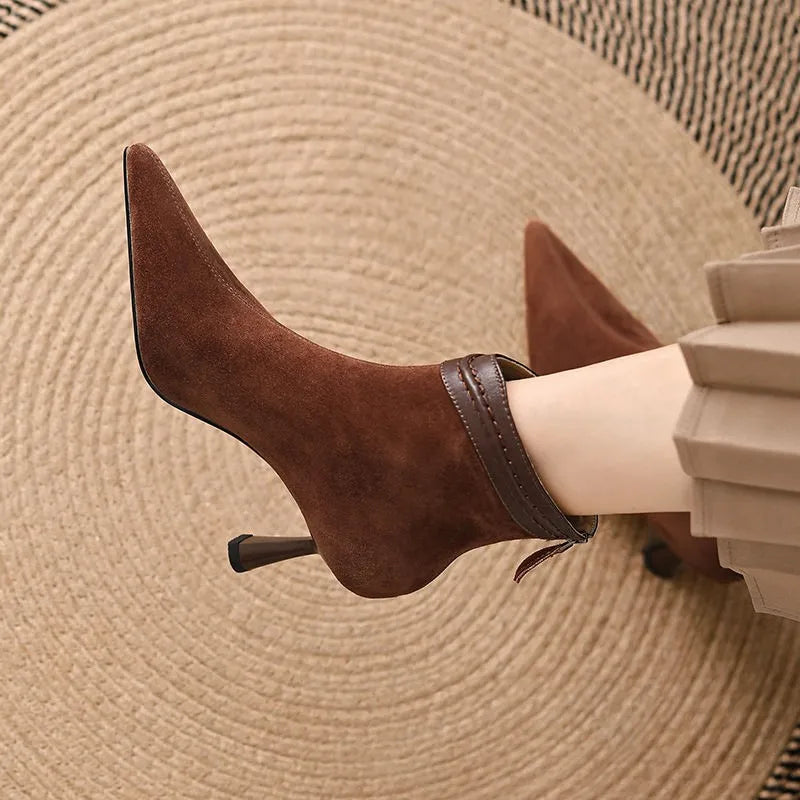 Maren Stiletto Ankle Boots