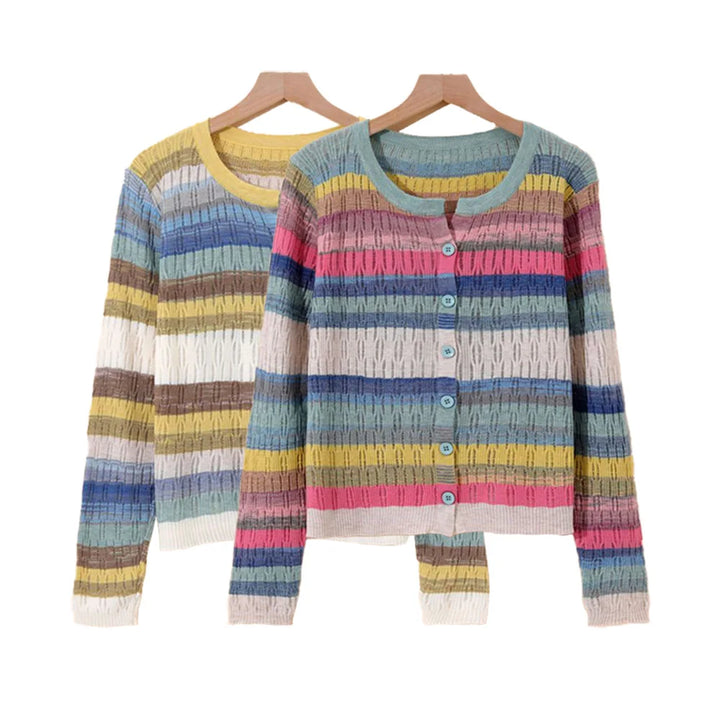 Myrna Vintage Striped Vest