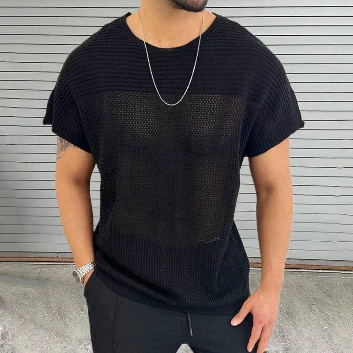 Mode Open-Panel O-Neck Tee