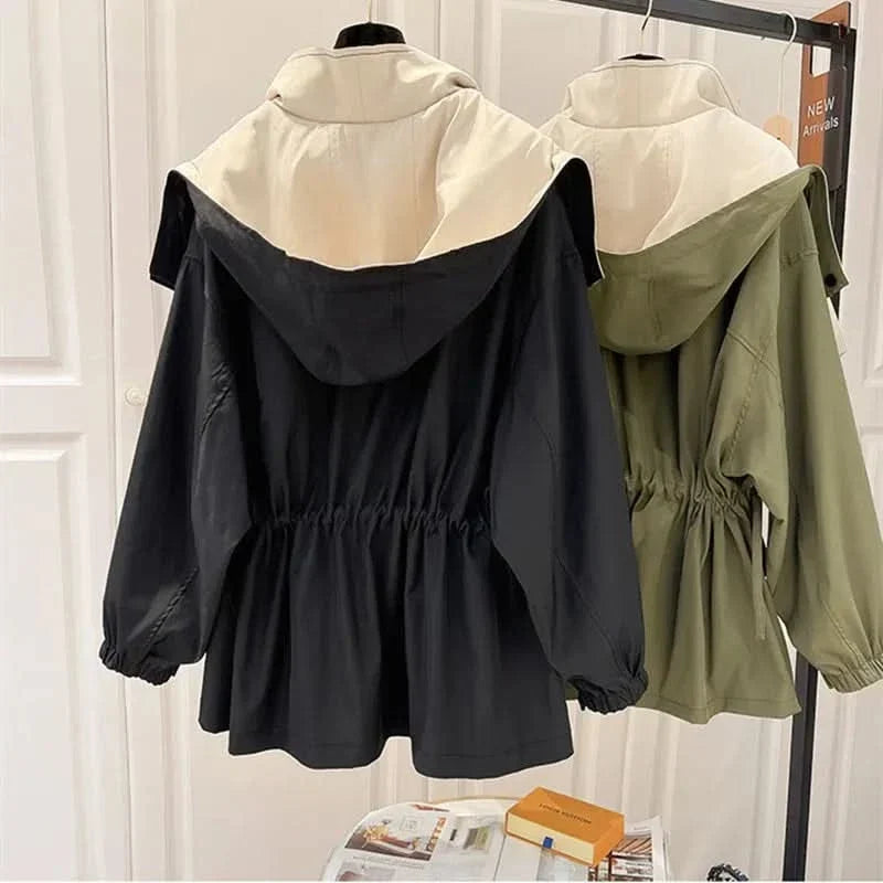 Luna Hooded Drawcord Jacket