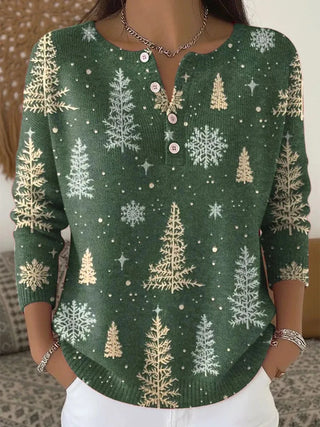 Manon Festive Print Sweater