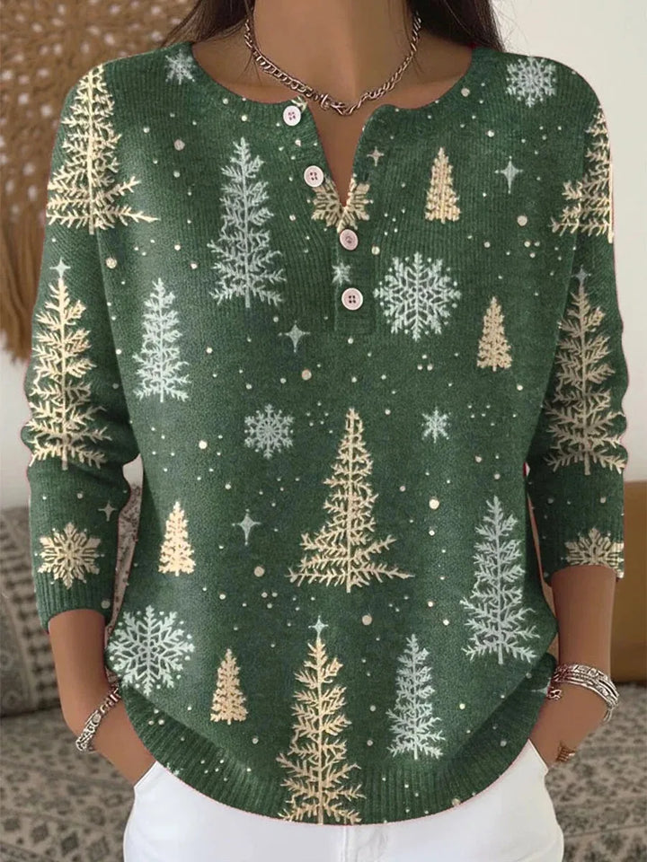 Manon Festive Print Sweater