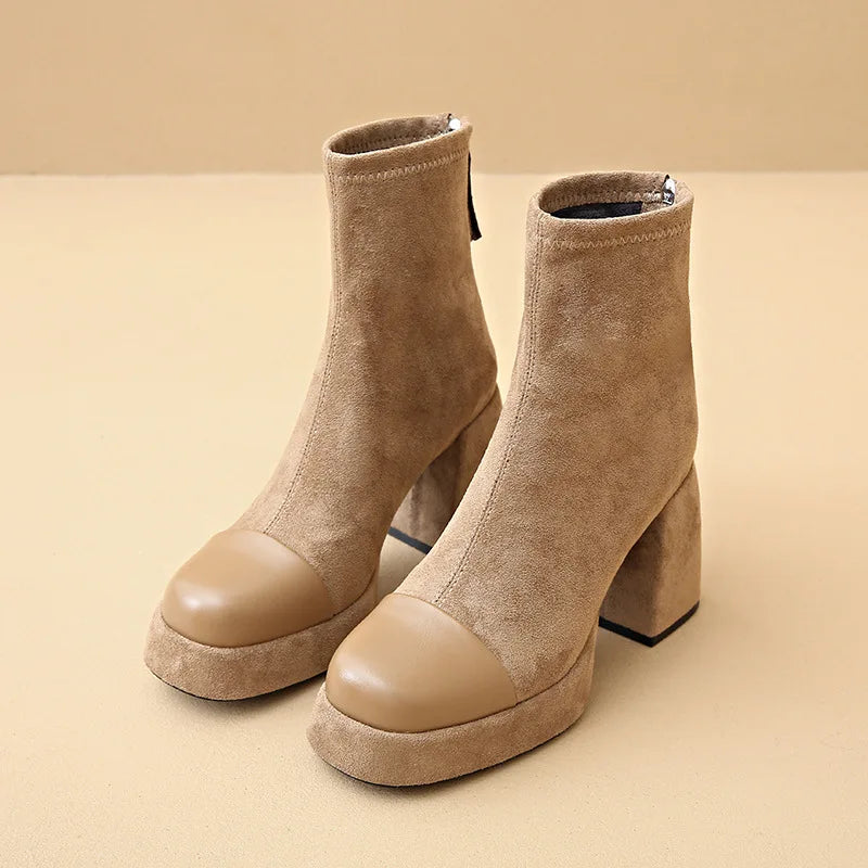 Vento Block Heel Boots