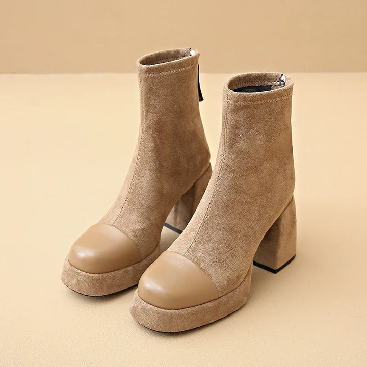 Vento Block Heel Boots