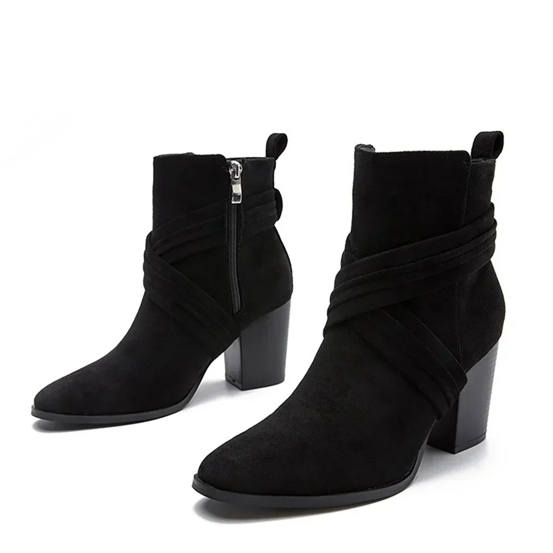 Jia Pointed Toe Ankle Boots