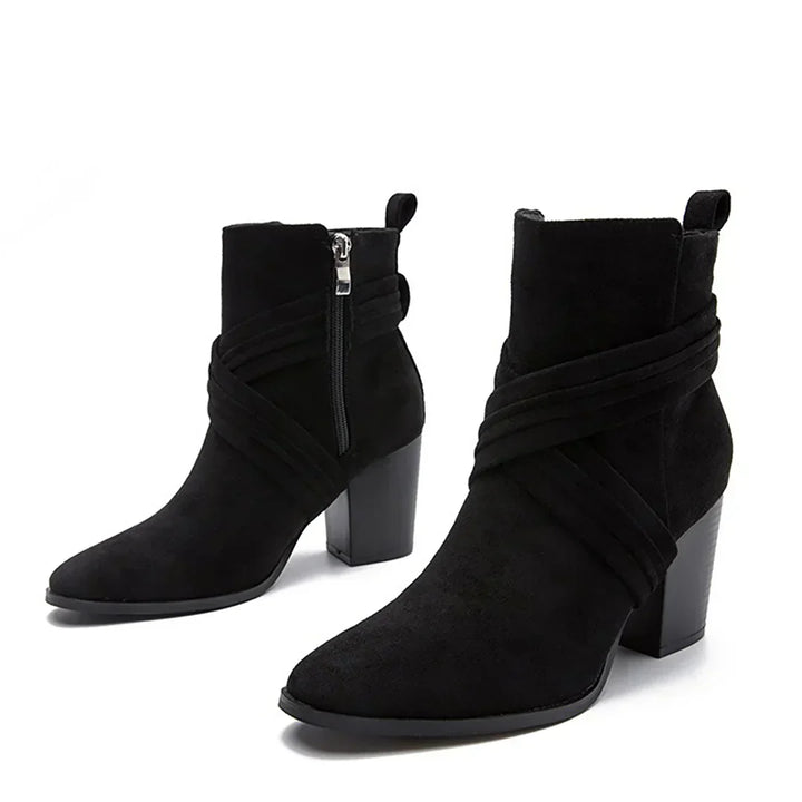 Jia Pointed Toe Ankle Boots