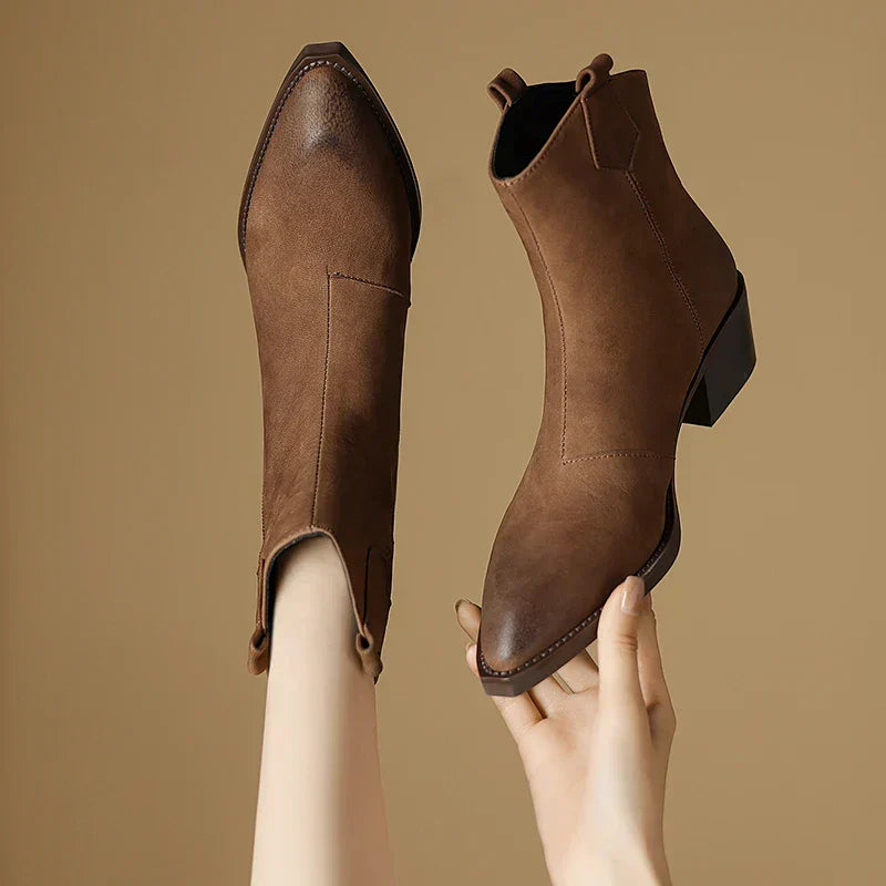 Marley Square Heel Ankle Boots