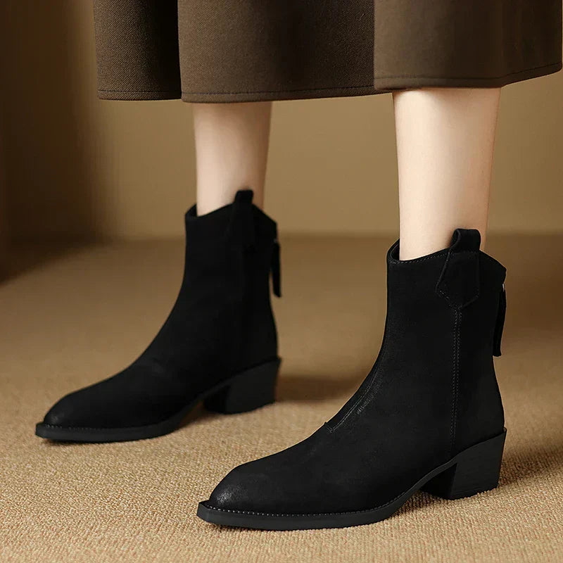 Marley Square Heel Ankle Boots