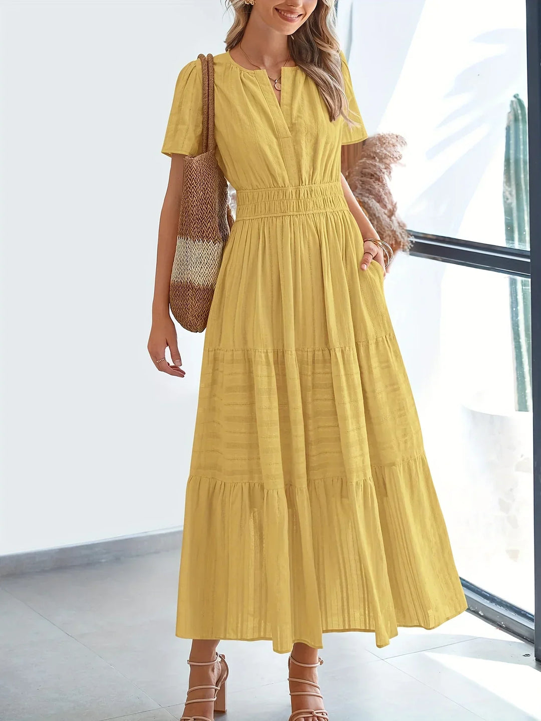 Natalie Elegant Flattering Dress