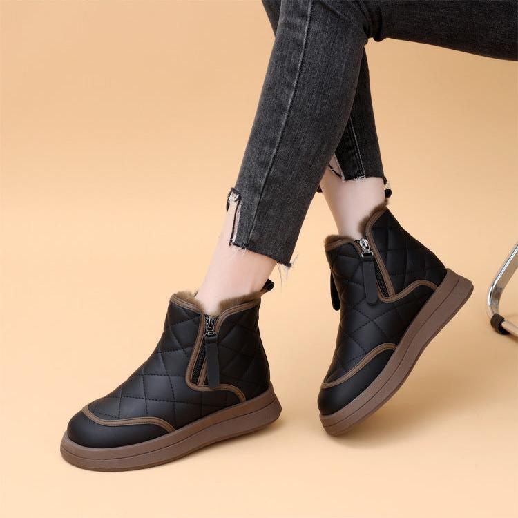 Zorey Dual-Zip Snow Boots