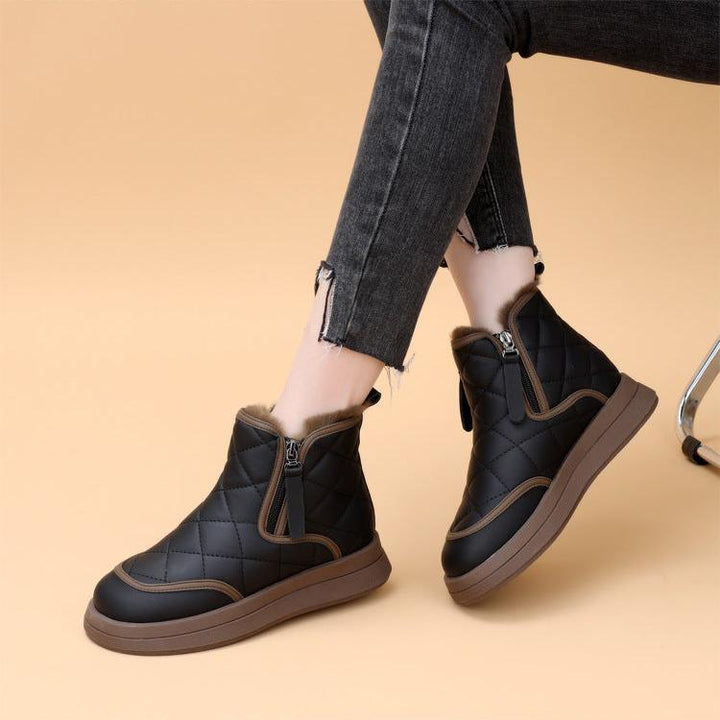 Zorey Dual-Zip Snow Boots