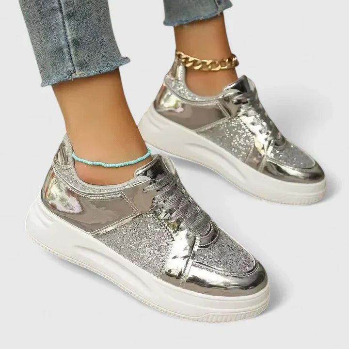 Bridget Metallic Orthopedic Shoes