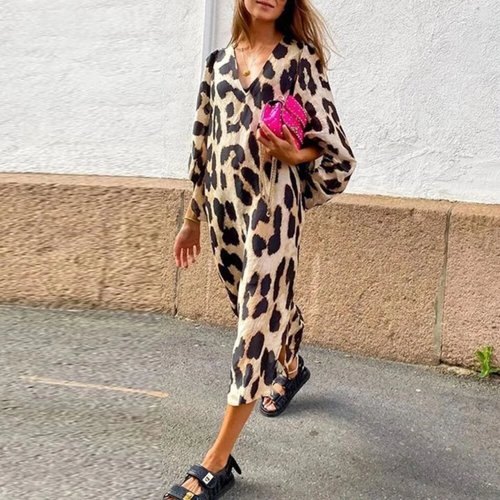 Lisa Leopard Print Dress