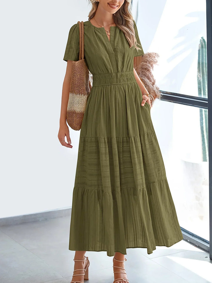 Natalie Elegant Flattering Dress