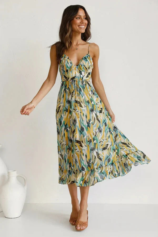 Nala Printed Statement Dress