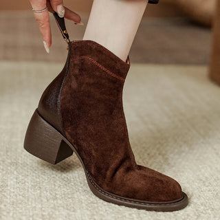 Belini Back-Zip Ankle Boots