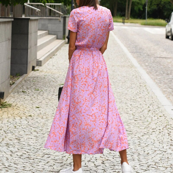 Anna Floral Print Spring Dress