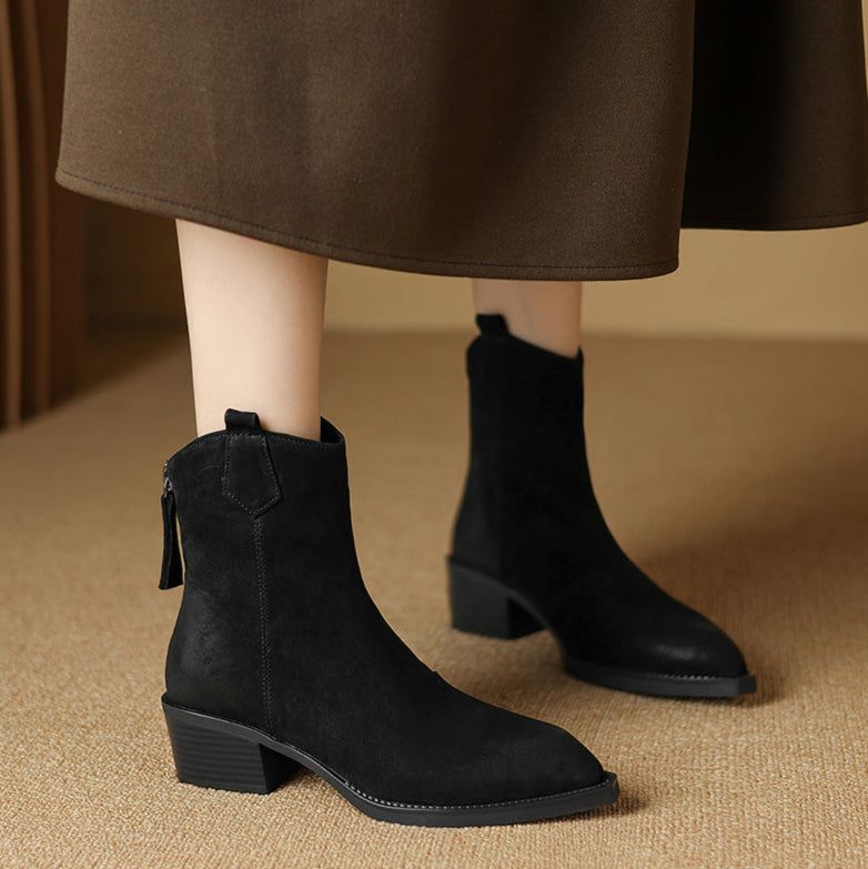 Marley Square Heel Ankle Boots