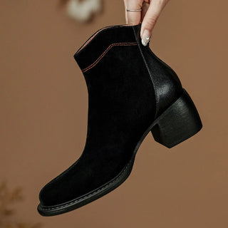 Belini Back-Zip Ankle Boots