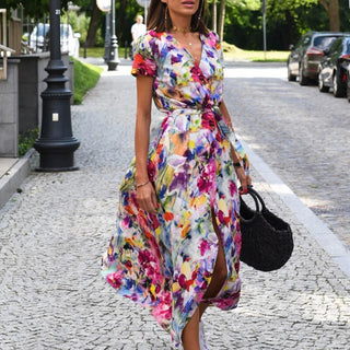 Anna Floral Print Spring Dress