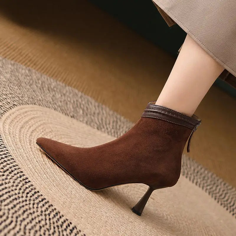 Maren Stiletto Ankle Boots