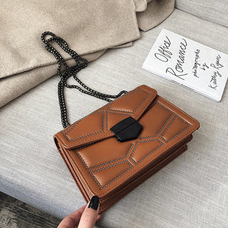 Noor Studded Chain Crossbody Bag