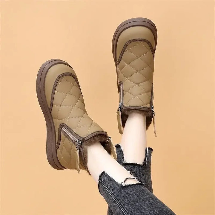 Zorey Dual-Zip Snow Boots