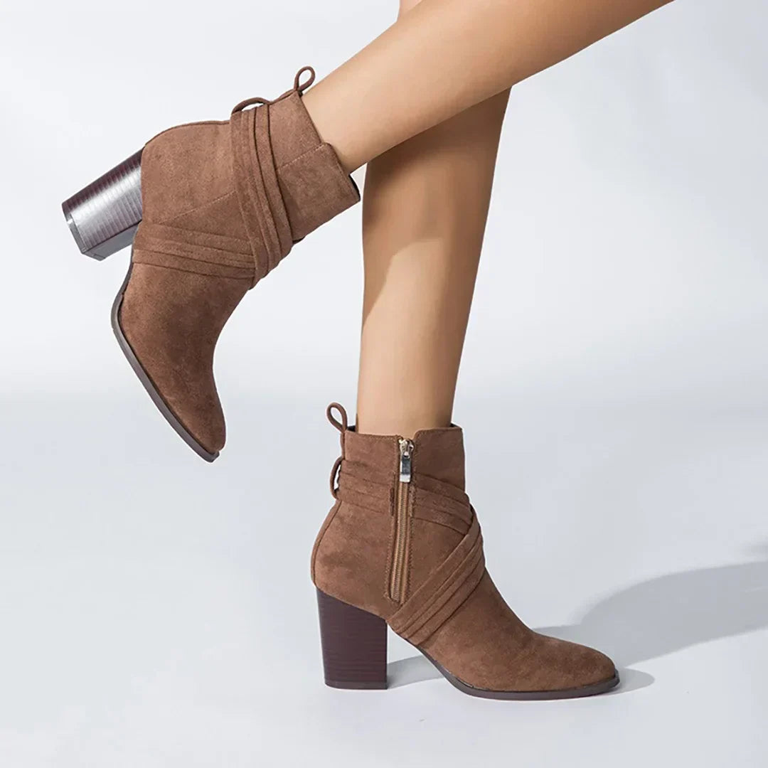 Jia Pointed Toe Ankle Boots