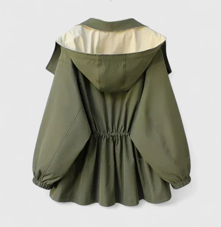 Rebekkah Belted Shower-Resistant Jacket
