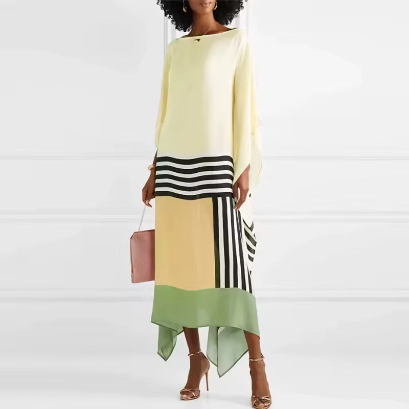 Iria Geometric Caftan Dress