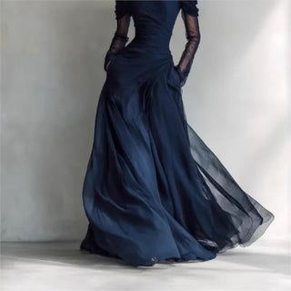 Robe longue Eleonora à épaules dénudées