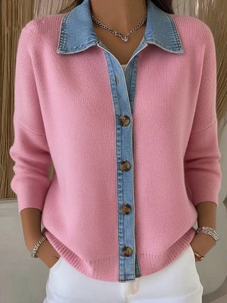 Leonie Contrast Collar Pullover