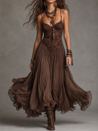 Natalia Panelled Maxi Dress