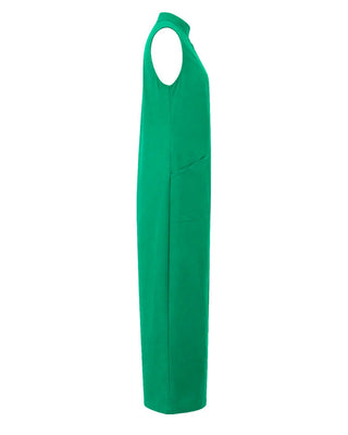Sleeveless Stand Collar Wide Leg Jumpsuit