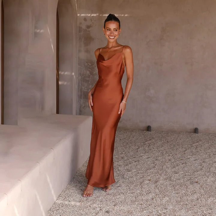 Robe longue élégante Rosa Elena