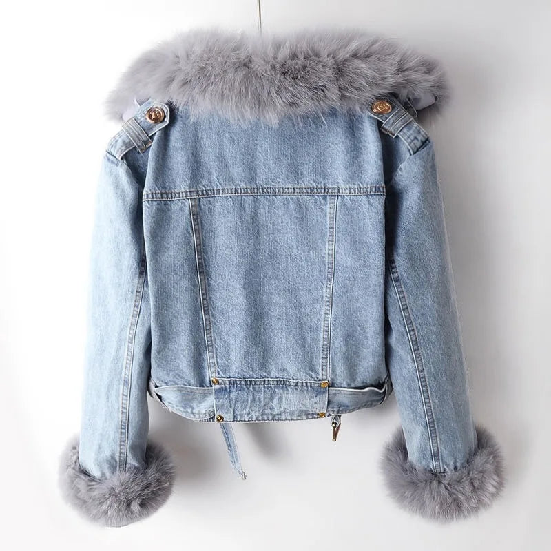 Margaux Cropped Belted Coat