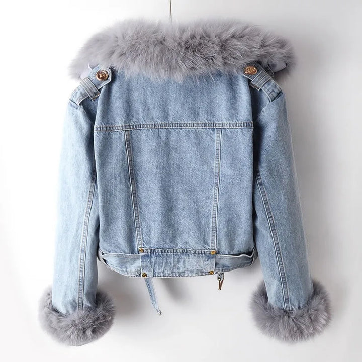 Margaux Cropped Belted Coat