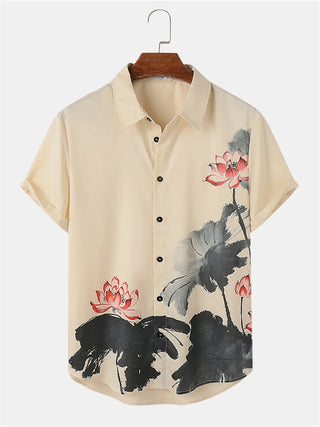 Ink Style Short-Sleeved Shirt