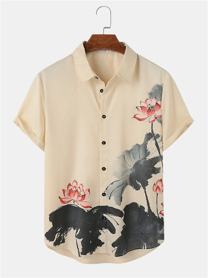 Ink Style Short-Sleeved Shirt