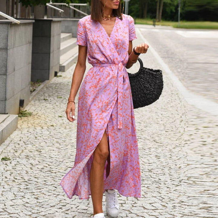 Anna Floral Print Spring Dress