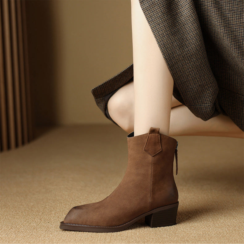 Marley Square Heel Ankle Boots