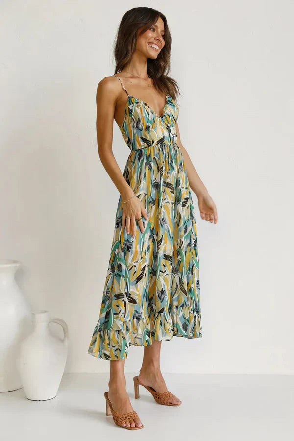 Nala Printed Statement Dress